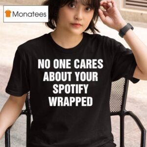 No One Cares About Your Spotify Wrapped T Shirt