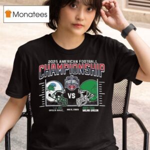 North Texas Mean Green Vs Tulane Green Wave American Football Championship Game Helme T Shirt