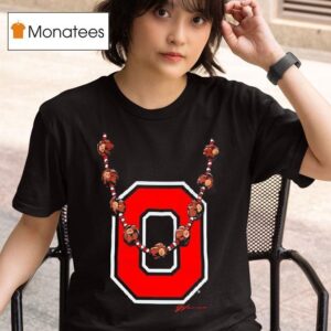 Ohio State Buckeye Genuine Buckeye Bead Necklace T Shirt