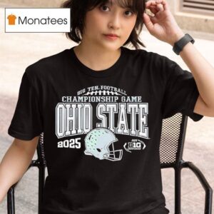 Ohio State Buckeyes Helmet Big Ten Football Championship Game T Shirt