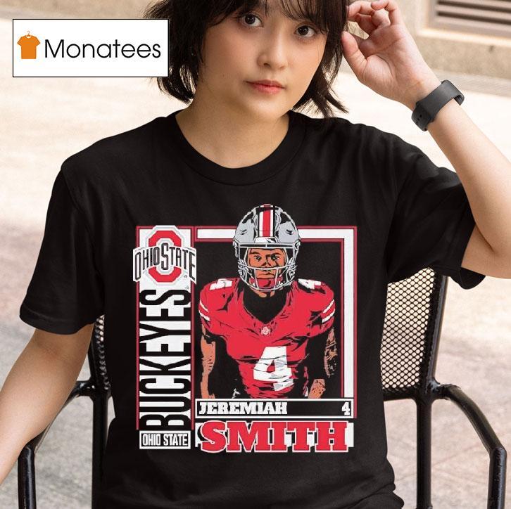 Ohio State Buckeys Football Retro Jeremiah Smith T Shirt