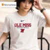 Ole Miss Rebell Hotty Dotty Masco T Shirt