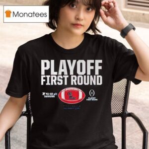 Ole Miss Rebels College Football Playoff First Round Winner T Shirt