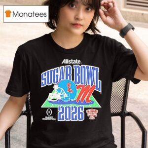 Ole Miss Rebels Allstate Sugar Bowl Helme T Shirt