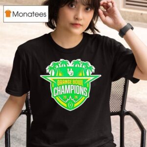 Oregon Ducks Cfp Orange Bowl Champions Logo T Shirt