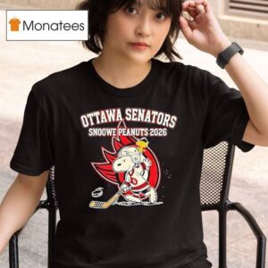 Ottawa Senators Snoopy And Woodstocks Soowe Peanuts T Shirt