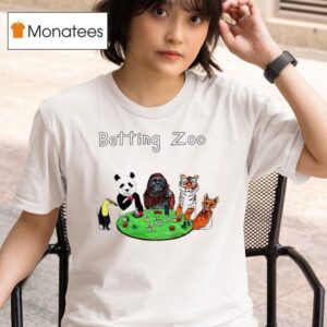 Pandas Orangutans Tigers Toucans And Foxes Play Gambling Games Betting Zoo Funny T Shirt