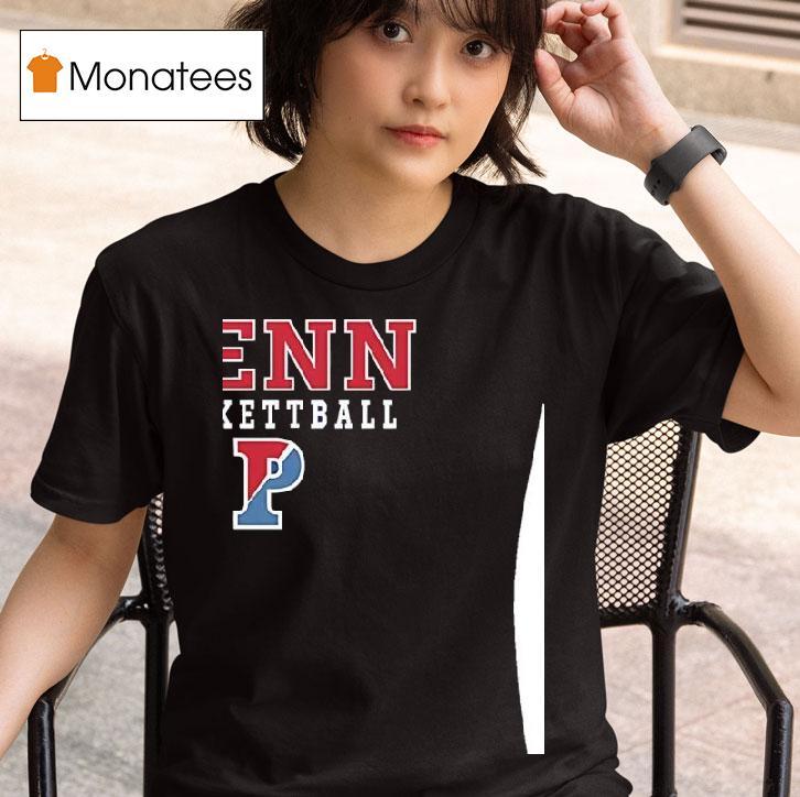 Penn Quakers Basketball Logo T Shirt
