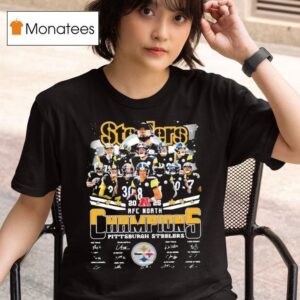 Pittsburgh Slers Afc North Champions Signatures T Shirt