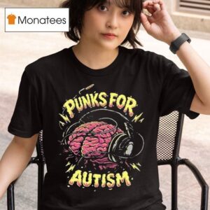 Punks For Autism Brain Music T Shirt