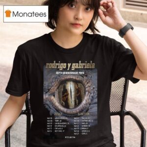 Rodrigo Y Gabriela Th Anniversary Tour T Shirt