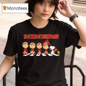 San Francisco Ers X Peanuts Snoopy Abbey Road T Shirt