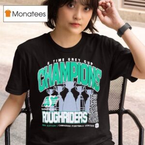Saskatchewan Roughriders Grey Cup Champions T Shirt