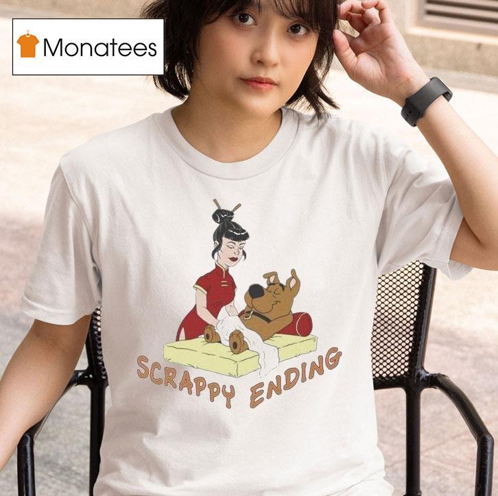 Scooby Doo Scrappy Ending Dog T Shirt