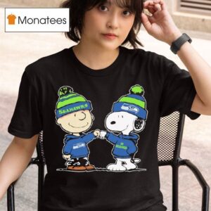 Seattle Seahawks Snoopy And Charlie Brown Best Friends T Shirt