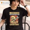 Skull And Wrench Mechanic Fighting The Forces Of Stupid Everyday T Shirt