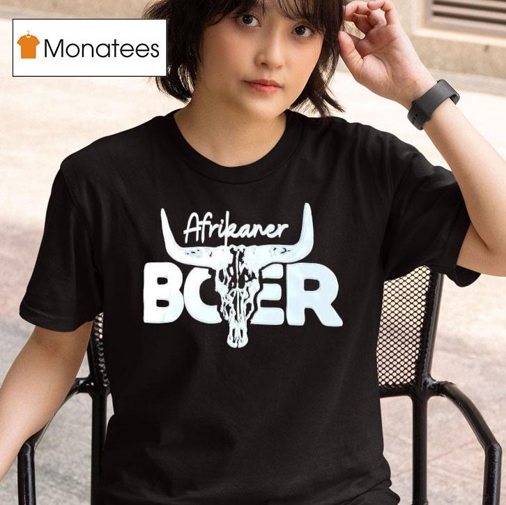 Skull Longhorn Afrikaner Boer T Shirt