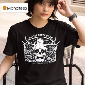 Skull Moose Creek Park Long Island Emo T Shirt