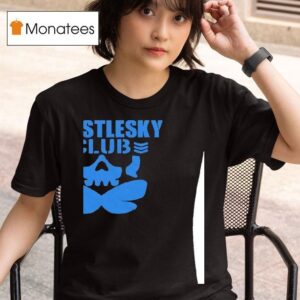 Skull Wrestlesky Club T Shirt