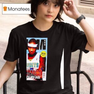 Slam Carmelo Anthony Rise Up Gets His Due Denver Nuggets Basketball T Shirt