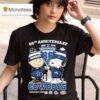 Snoopy And Charlie Brown The Peanuts Dallas Cowboys Th Anniversary T Shirt