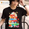 Snoopy And Friends Read Book T Shirt