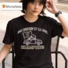 Snoopy And Woodstock Neon Washington Huskies Bucked Up La Bowl Champions T Shirt