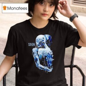Soen Reliance Two Abstract Human Figures Embracing Graphic T Shirt
