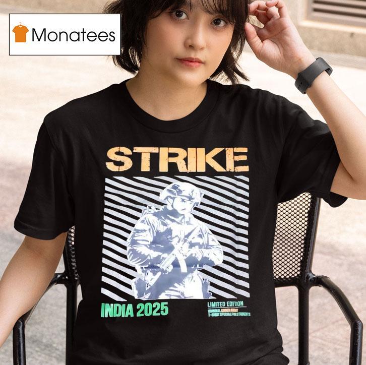 Soldier Strike India T Shirt