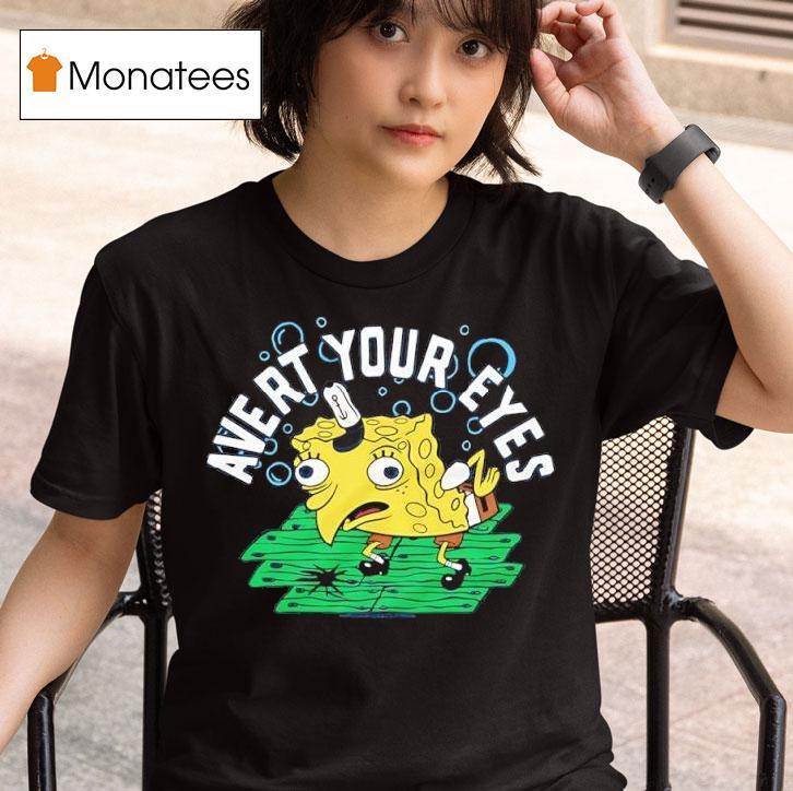 Sponge Squarepants Avert Your Eyes Graphic T Shirt