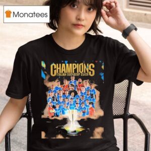 Ssc Napoli Are The Italian Super Cup Champions Serie A T Shirt