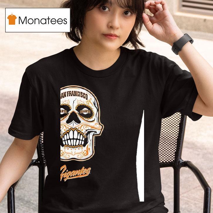 Sugar Skull Gigantes San Francisco Giants Baseball T Shirt