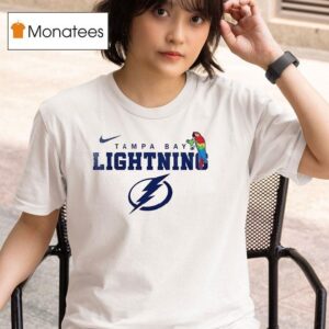 Tampa Bay Lightning X Jimmy Buffett Parrot Masco T Shirt