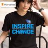 Tennessee Titans X Inspire Change Logo T Shirt