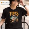 Tennessee Volunrs Tony S Home Of Big Boy Baseball Mascot Ar T Shirt