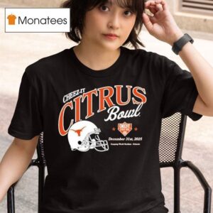 Texas Longhorns Helmet Cheez It Citrus Bowl At Camping World Stadium Orlando On December T Shirt