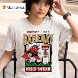 Texas Tech Red Raiders Cfp Wreck Em Tech Gameday Runner Masco T Shirt
