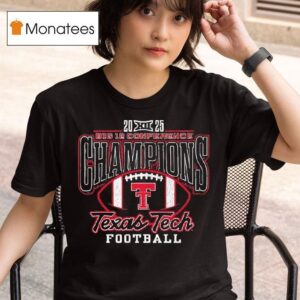 Texas Tech Red Raiders Football Big Conference Champions Vintage T Shirt