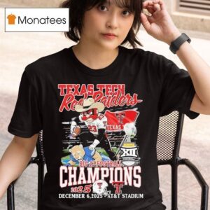 Texas Tech Red Raiders Stomp Brigham Young Cougars Big Football Champions Masco T Shirt