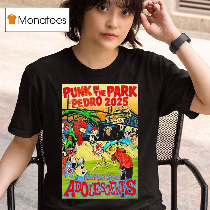 The Adolescents Punk In The Park San Pedro T Shirt