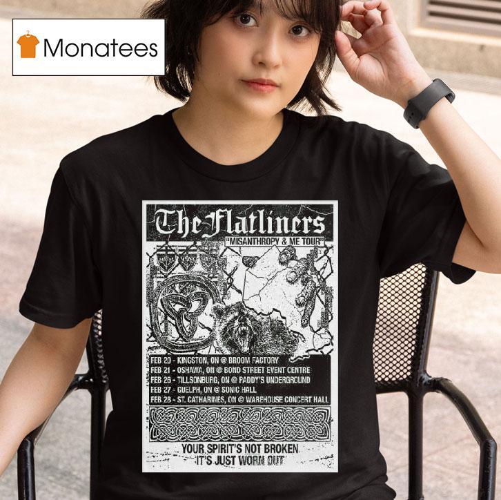 The Flatliners Misanthropy And Me Tour T Shirt