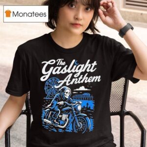 The Gaslight Anthem Grim Reaper Biker T Shirt