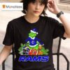 The Grinch And Max Los Angeles Rams Christmas Helmet Items T Shirt
