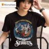 The Struts Pretty Vicious Christmas Reindeer Snow Globe T Shirt