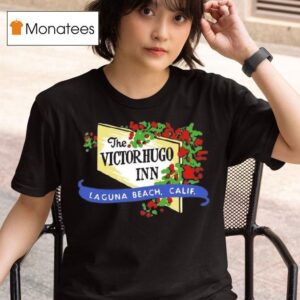The Victor Hugo Inn Laguna Beach Ca Vintage Restaurant Merry Christmas T Shirt