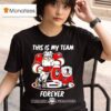 This Is My Team Forever Georgia Bulldogs Graphic Of Two Bulldogs Masco T Shirt
