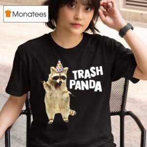 Trash Panda Raccoon Graphic T Shirt