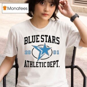 Treaty Oak Revival Blue Stars Athletic Dept T Shirt