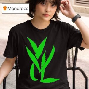 Trimset Green On Black T Shirt