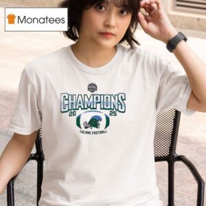 Tulane Green Wave American Football Champions Team Graphic T Shirt